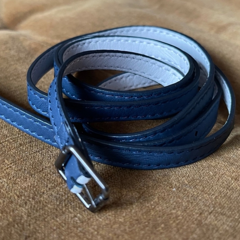 Authentic reversible Loro Piana leather belt
